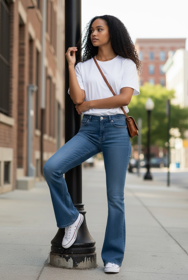 Denim Bellbottoms