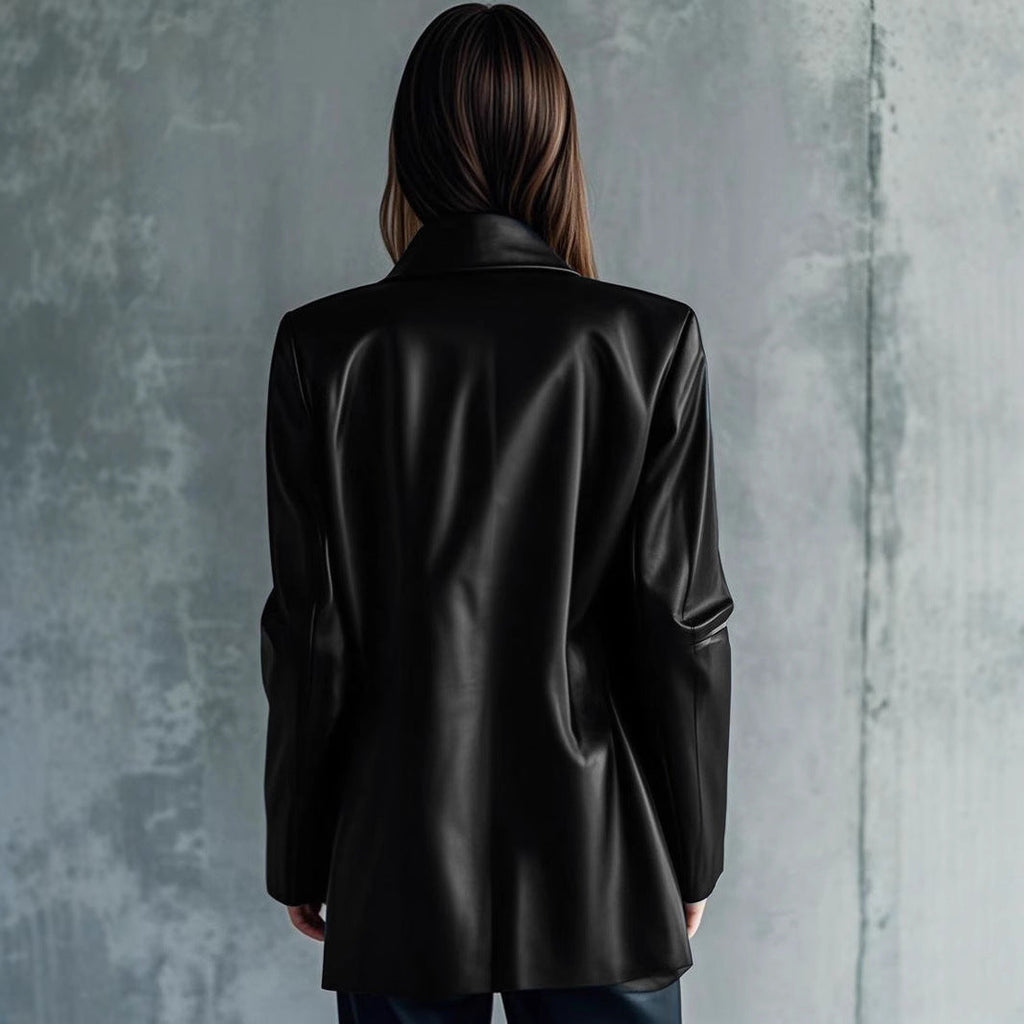 Vegan Leather Jacket