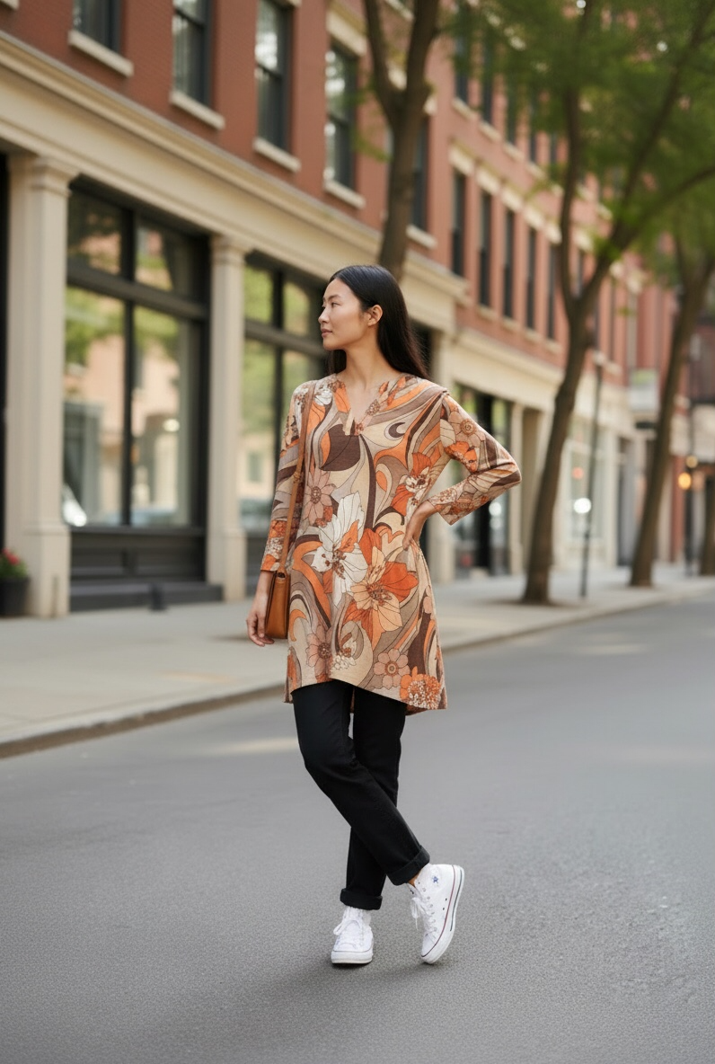 Paisley tunic