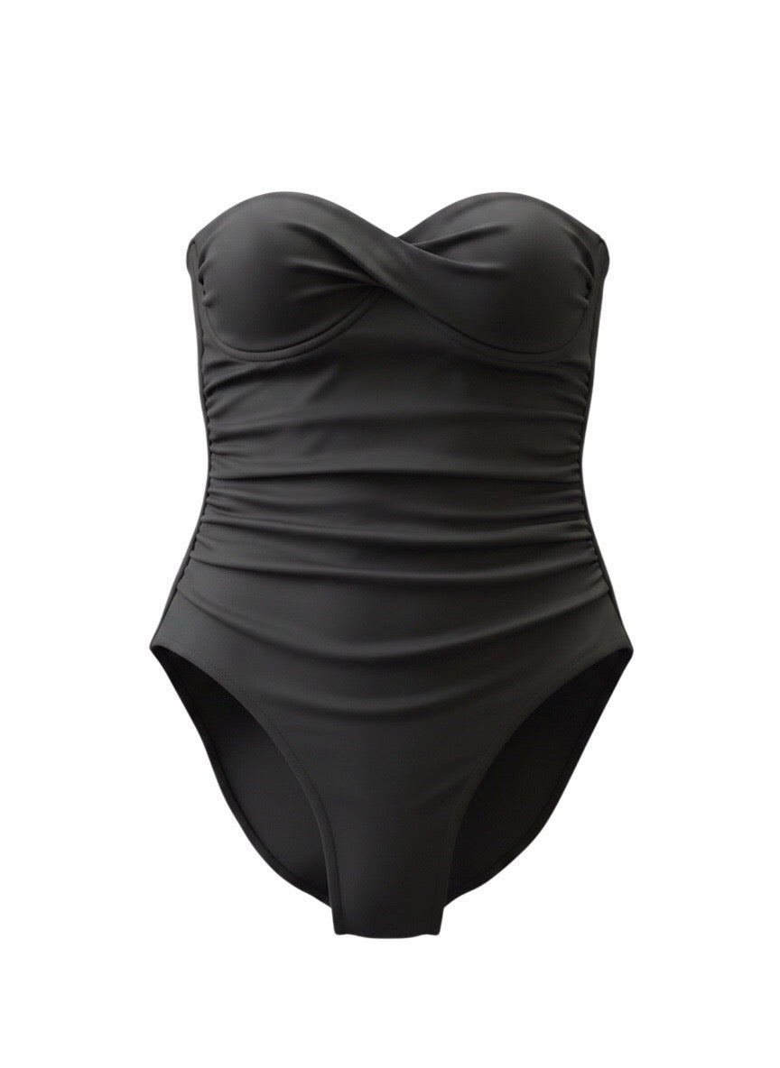 One Piece Swimsuit with Removable Straps