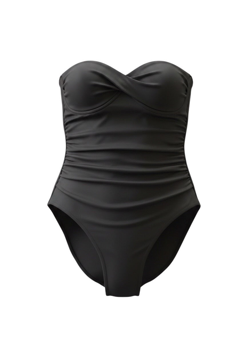 One Piece Swimsuit with Removable Straps