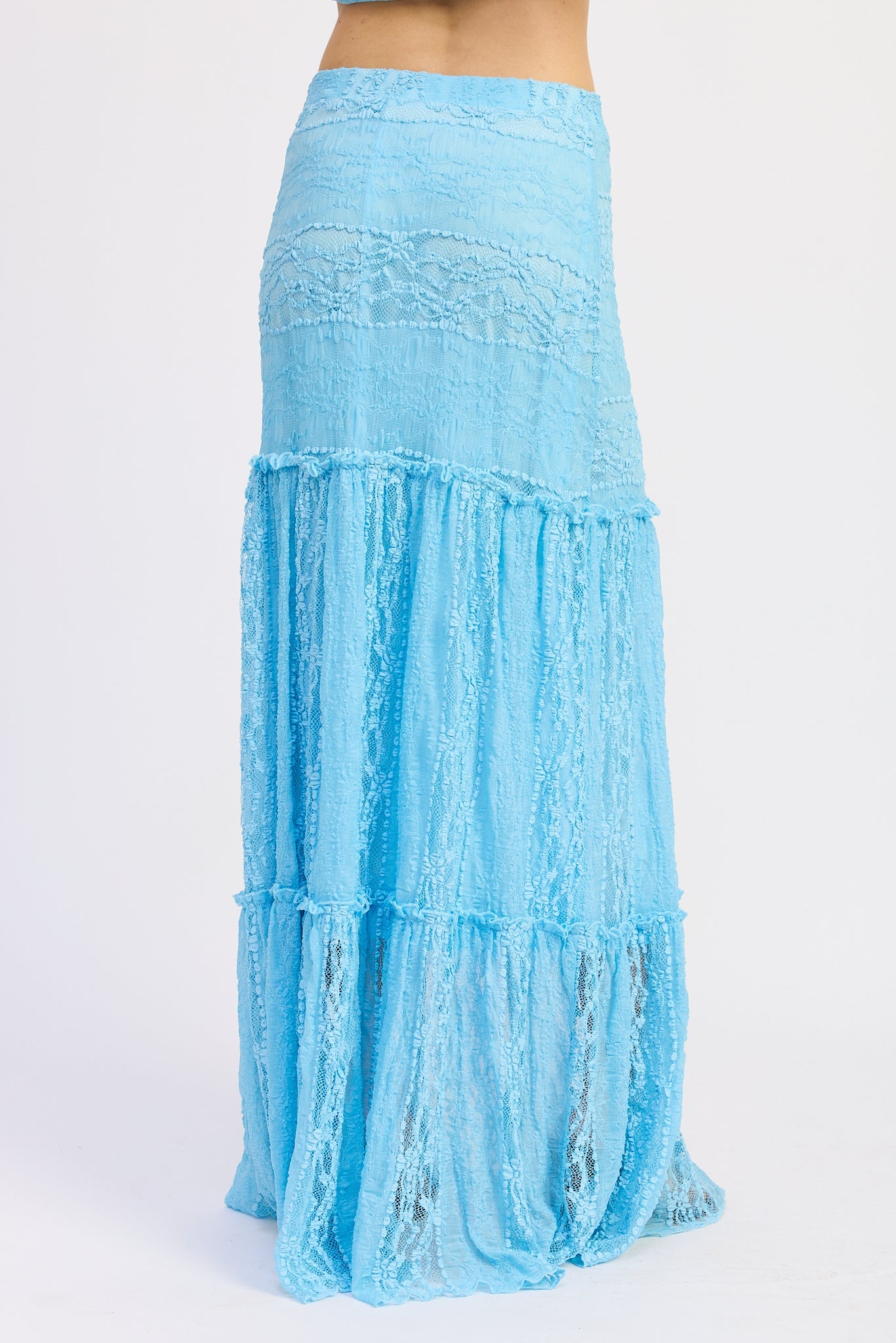 Mermaid Tiered Maxi Skirt — Flowy Boho Style