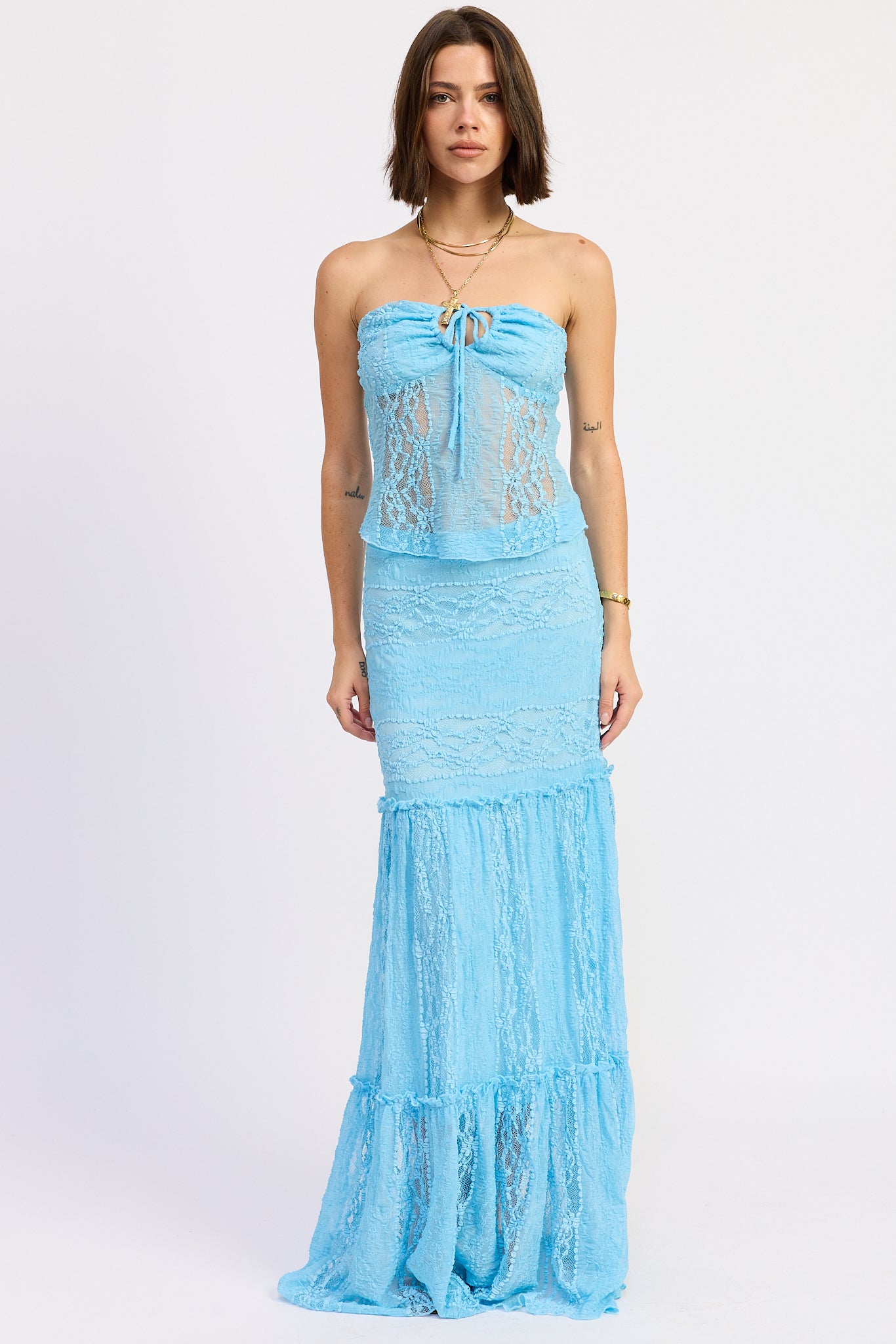 Mermaid Tiered Maxi Skirt — Flowy Boho Style