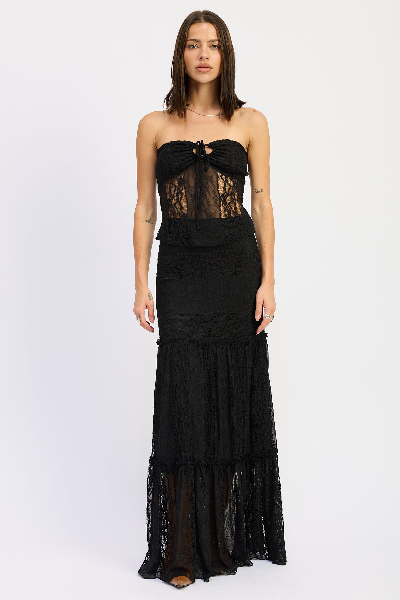Mermaid Tiered Maxi Skirt — Flowy Boho Style