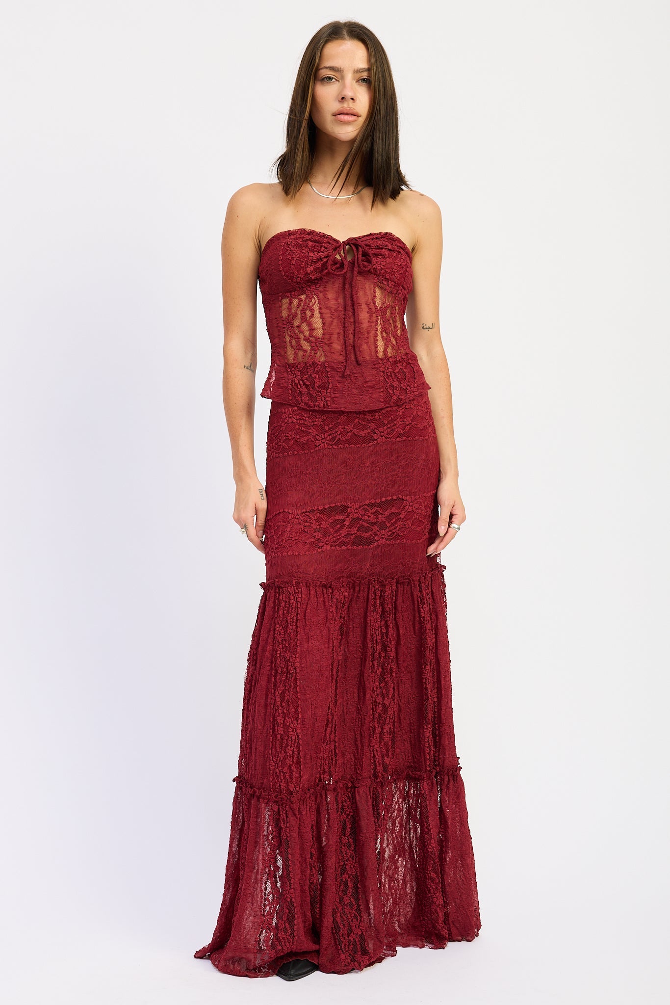 Mermaid Tiered Maxi Skirt — Flowy Boho Style