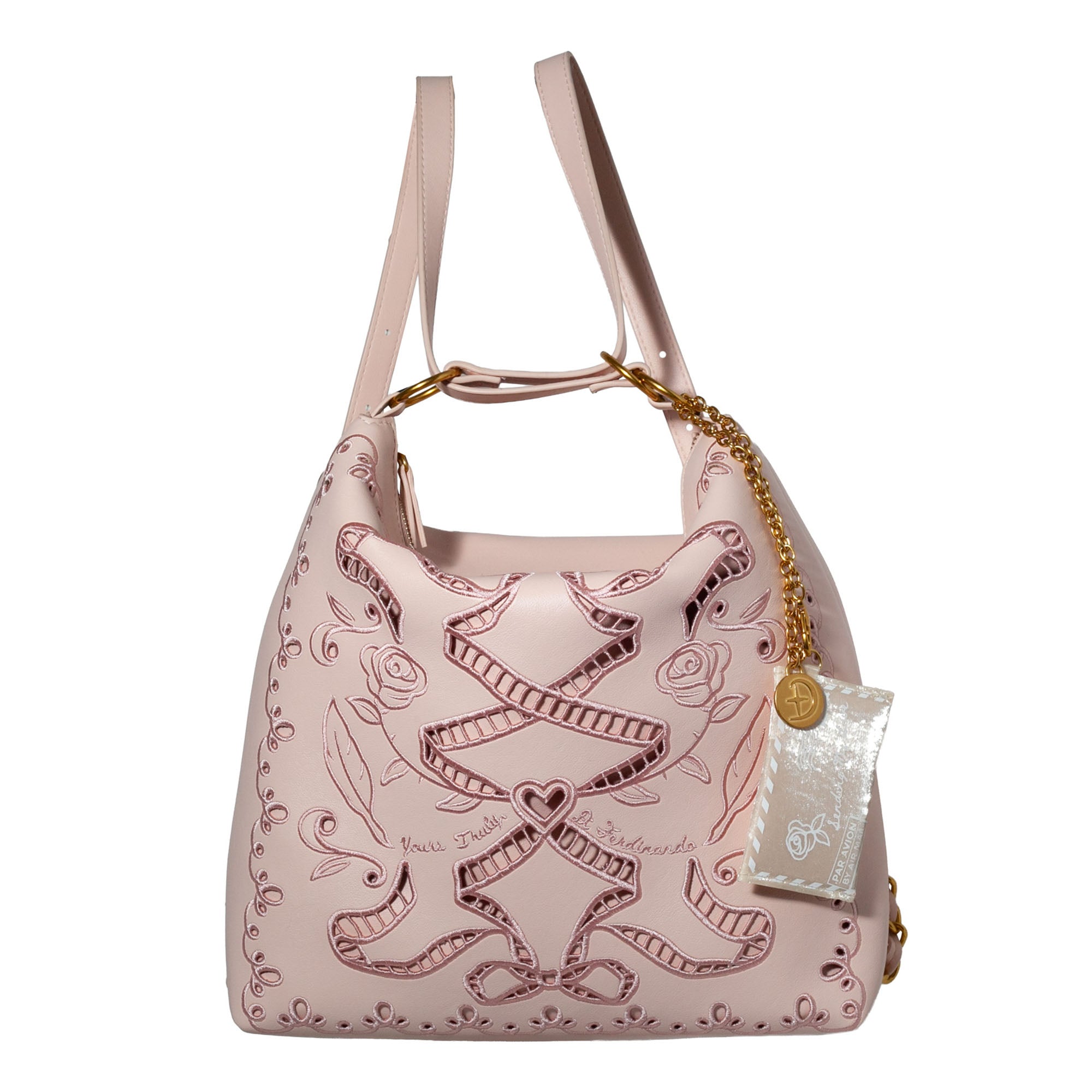 Ribbon Reverie Convertible Hobo Backpack